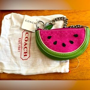 Brand New Coach Watermelon Wristlet